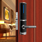 亜鉛合金RFIDの鍵カードロックのホテル ソフトウェアが付いている木のドアのチタニウムの破片