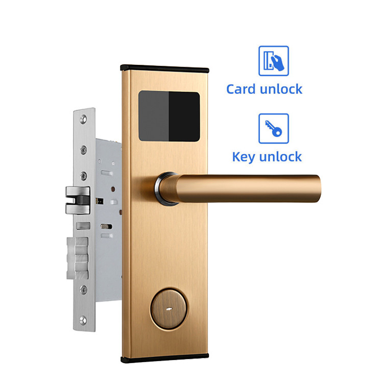 Cerraduraのホテルのドアの保証は1.5VアルカリMF1カード スマートなドア ロックを締める