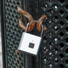 屋外のゲートのスマートな指紋の南京錠のキーレス生物測定のパッド ロックの防水