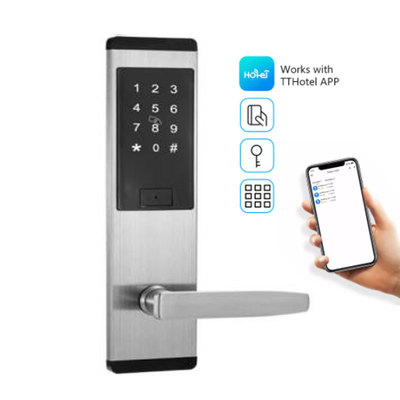 黒色ステンレス スマートキーボード ドアロック TTlock スマートアプリ