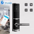 TTlockのAppカード アパートの4 PC AA電池が付いているスマートなドア ロック パスワード ドア ロック