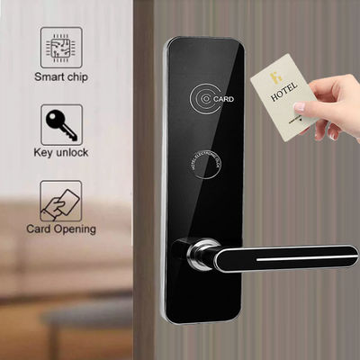 ブラック カラー RFID キーカード ホテル スマート ドア 錠 無料 ホテル 管理 ソフトウェア