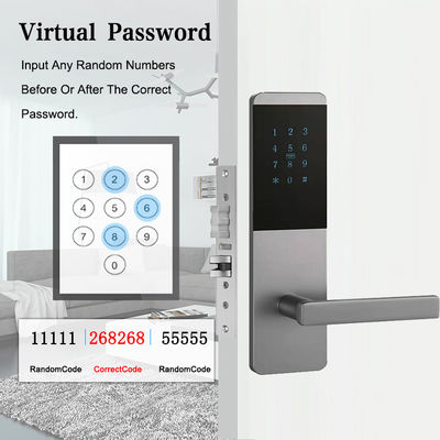 4 in 1 アルミ合金 アパートメント スマート TTロック ドアロック タッチキーボード