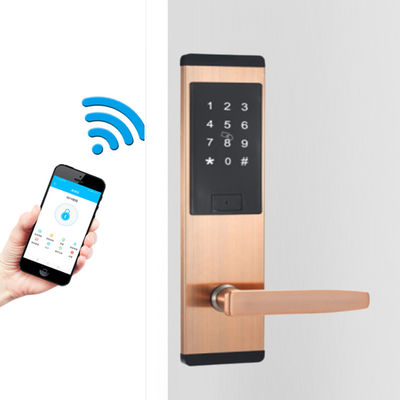 黒色ステンレス スマートキーボード ドアロック TTlock スマートアプリ