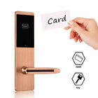 4 色 オプション 亜鉛合金 ホテル スマート ドア 鍵 スワイプ カード と メカニカル 鍵