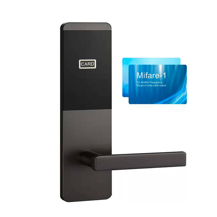 フリーPC管理ソフト付きの木のドア Rfid ホテルキーカード ドアロック