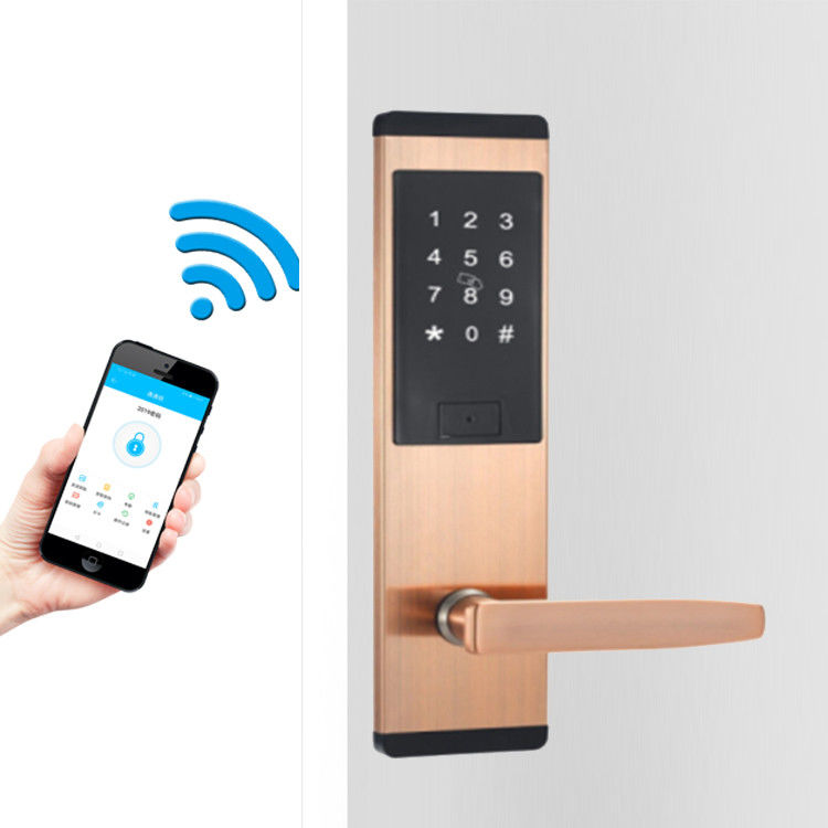 黒色ステンレス スマートキーボード ドアロック TTlock スマートアプリ